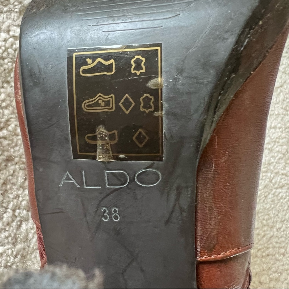Aldo Moto Leather Ankle Boots - Picture 9 of 12